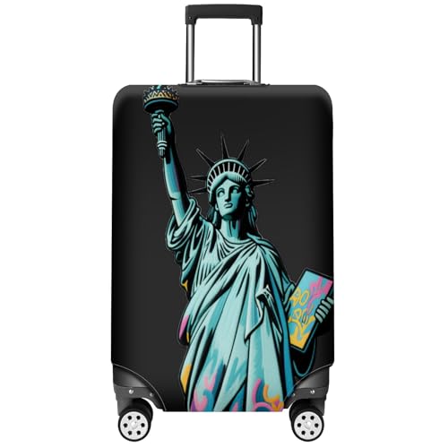 Travel Luggage Cover Suitcase Protector Scratch-Resistant Fit Not Included Suitcase American L-26-28in