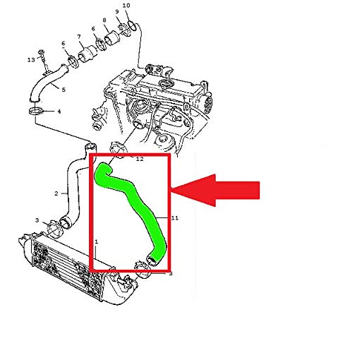 Durite De Refroidissement Saab 9-3 Berline 2.2 TiD 125 CV Diesel 92 KW 2002 - 2015 D223L | Prix Dans AUTODOC