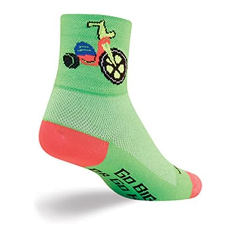 SockGuy, Classic Socks, 3-Inch Cuff Height - Large/X-Large, Bigger Wheel, Go Big or Go Home Cover