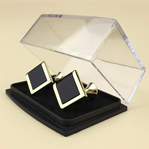 Image of S&W Wedding Cufflinks for Men Cuffs with Gift Box Business for Tuxedo Shirt
