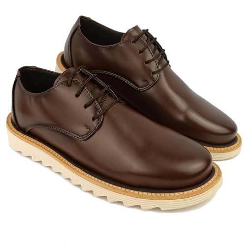 Sapato Oxford Masculino Casual Esporte Fino Mocassim Italiano Casamento (40, MARROM)