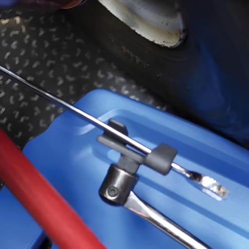 Image of NIHUIFDPY Universal Wrench Extender Adaptor, Heavy Duty Mechanics Tool for Extra Leverage, Fits 1 /2 Inch Breaker Bar & 21mm Hex Drive, Easily Loosen Stubborn and Rusted Nuts & Bolts