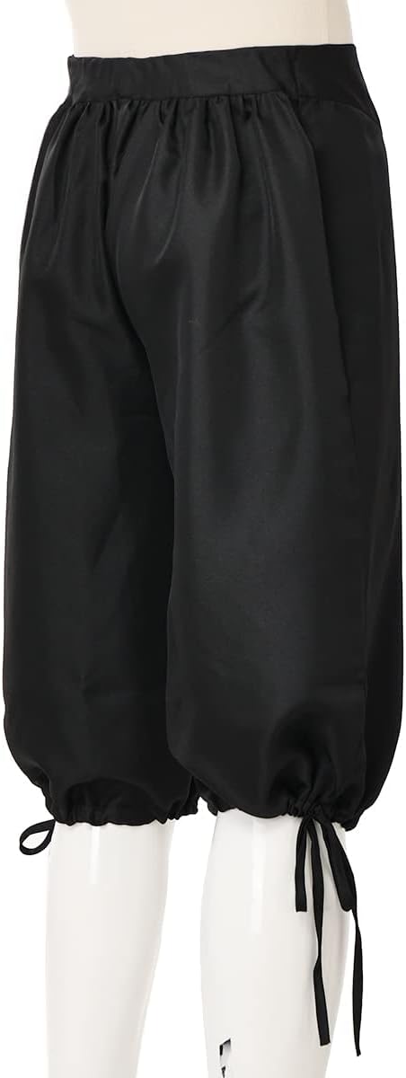 Men's Pirate Shorts Mens Knickers Colonial Pants Renaissance Costume Viking Shorts - Image 3