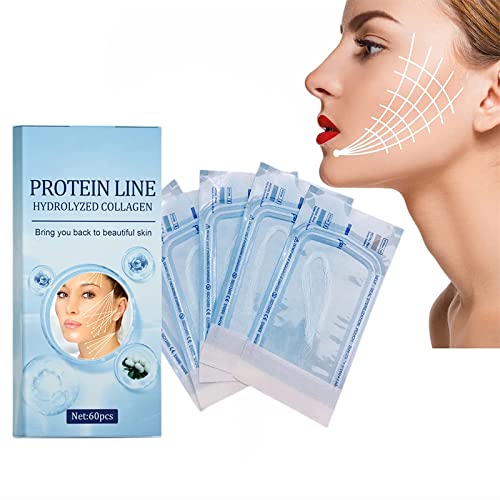 Korean Soluble Protein Thread, Instalift Korean Protein Thread Lifting Set, Absorbable Collagen Thread for Face Lift,A box of 60 Pieces (1 Box) Cover