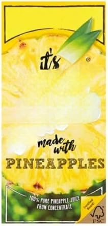 Pineapple Juice 1Ltr Pack of 12 ''Squeezing the day, one sip at a time'' For All Occasions