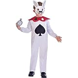  Weißes Kaninchen - Alice im Wunderland Kostüm Kinder Unisex Amscan