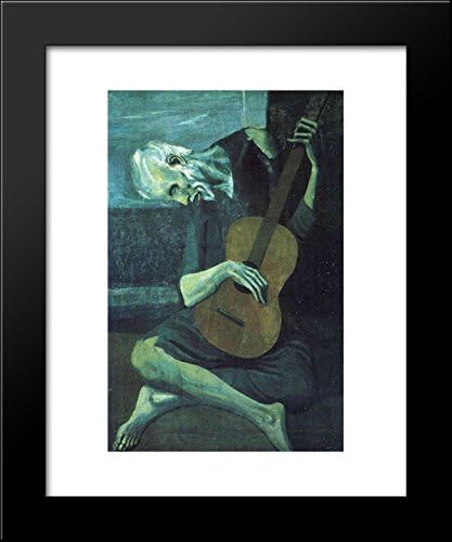 The Old Blind Guitarist 20x24 Framed Art Print by Picasso, Pablo