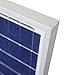 Newpowa 2 Piece 100W Polycrystalline Photovoltaic PV Solar Panel Module, 12V Battery Charging