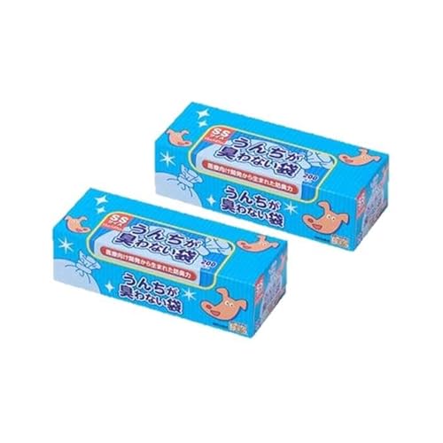 驚異の 防臭 袋 BOS うんちが臭わない袋 BOS ペット用 SSサイズ 200枚入り×2個セット 計400枚
