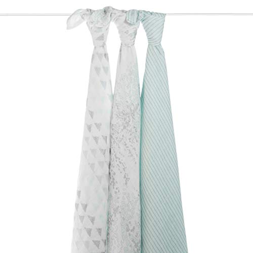 Aden + anais fasce in bambù - Swaddle - Azzurro