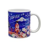 日本製 色が変わる マグカップ 日本の風景 富士山 舞妓 桜 五重塔 感温 マグ 日本のお土産 伝統 観光 記念品 おもしろ 雑貨 ギフト