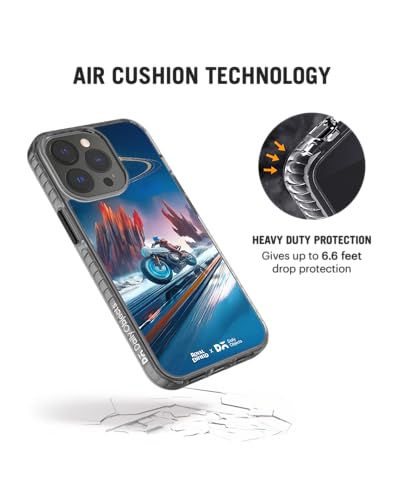 Image of DailyObjects Polar Drift Stride 2.0 Magnetic Case Cover Compatible with iPhone 14 Pro Max | Wireless Charging Slim Back Cover | 2 Layer Edge Protection & Shockproof