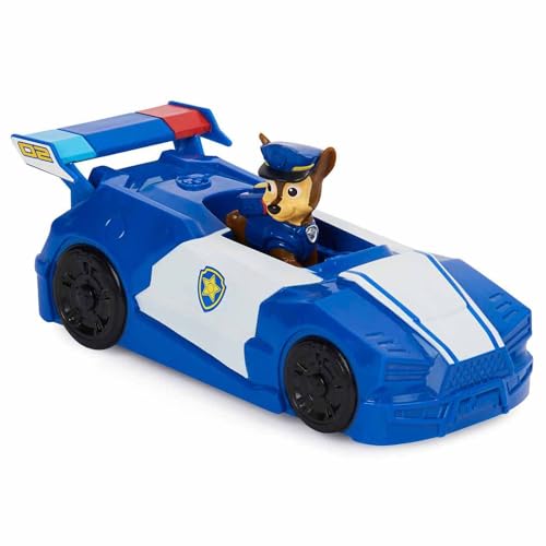 Casitas, Toy Paw Patrol Chase - Juego de vehículos de película 2 en 1 para Coche y Motocicleta Plus Chase Character