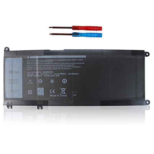 LXHY 33YDH 56Wh 15.2V, Laptop Battery Compatible with Dell Inspiron 15 7577 17 7000 17 7773 17 7779 2in1 G5 15 5587, Latitude 15 3590 15 3580, Vostro 15 7580, 4 Cells Replacement PVHT1 DNCWSCB6106B