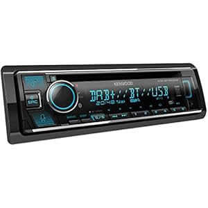 Kenwood KDC-BT760DAB CD Car Radio with DAB+ and Bluetooth Hands-Free Kit (USB, AUX-In, 2 x Pre-Out 2.5 V, Amazon Alexa, Sound Processor, 4 x 50 W, VAR Lighting, Antenna)