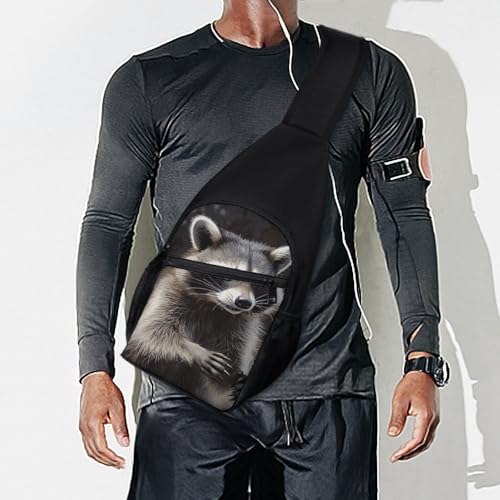 Mochila cruzada ligera Raccoon Sling Bag para trekking miniatura 7