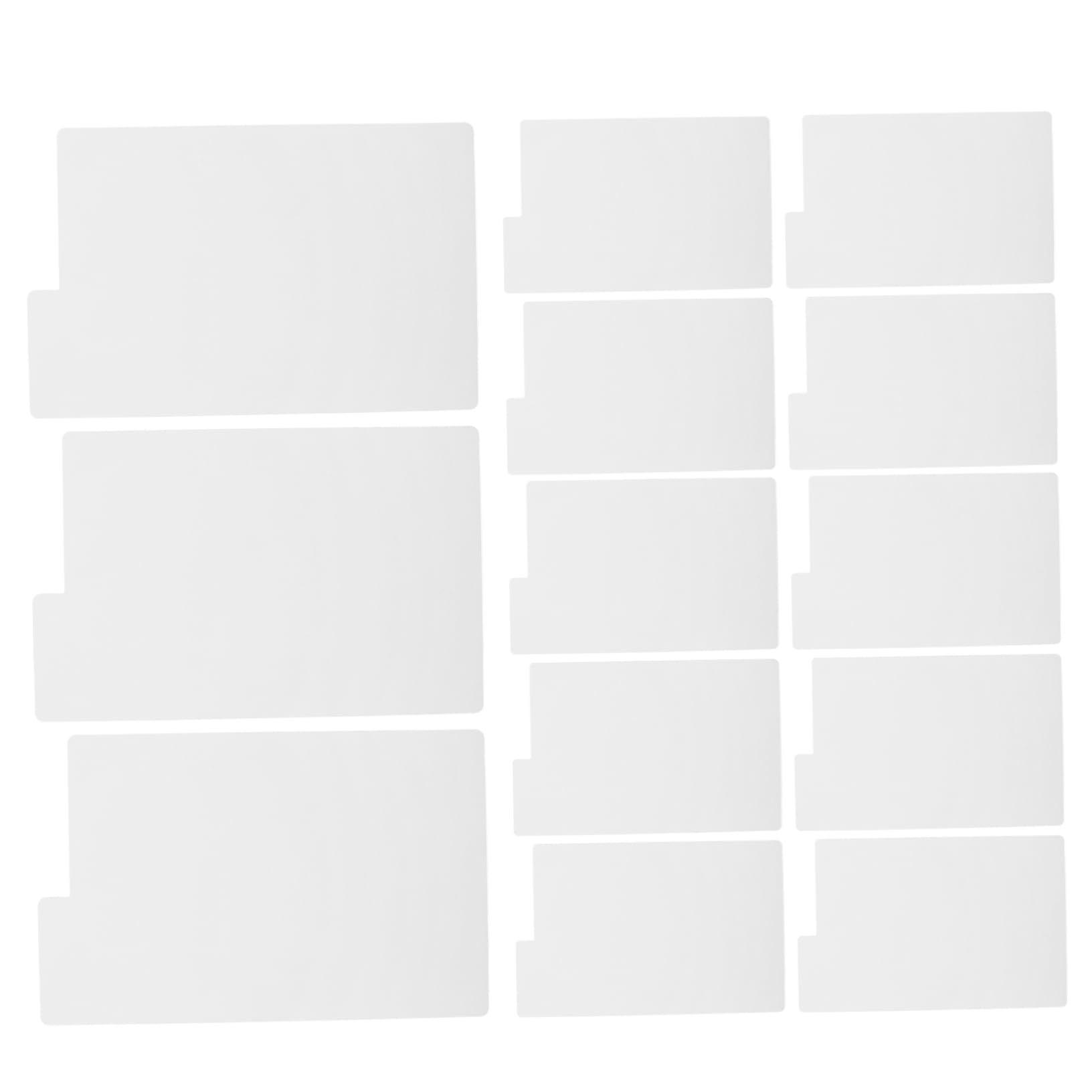 Ciieeo 13 Pcs Vinyl Record Index Dividers for Album Bookshelf Organization Flexible Separation Plates for Efficient Storage and Classification Baffles for DIY Setup