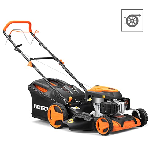 Tagliaerba Tosaerba a benzina semovente a trazione FUXTEC RM5196 larghezza di taglio 51 cm, potente trasmissione GT motore a scoppio 196cc Easy Clean 4in1 6CV/4,4KW mulching/sacco raccoglierba 50L - 9