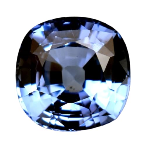 Saphir bleu de Ceylan naturel coussin 9mm pierre précieuse en vrac pour bague et pendentif