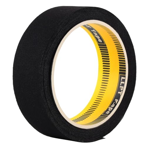 LLPT Nahtdichtband zum Aufbügeln Wasserdicht 30mm*5m*0.15mm, Patch-Reparaturband für Neoprenanzüge Trockentauchanzüge, Angelanzüge Industriestandard Trägermaterial Farbe Schwarz(IR1265)