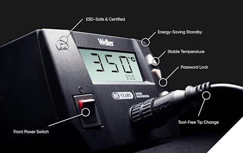 Image of Weller 80th Anniversary Black Series WE1010 120V Soldering Station | WE1010BLACK