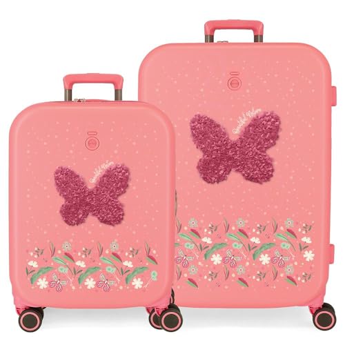 Enso Girl's Suitcase Set, Pink