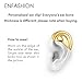 EF ENFASHION Auricle Ear Cuff Clip On Earrings For Women Cover Earring Without Piercing Gold Plated cuffs Women Men