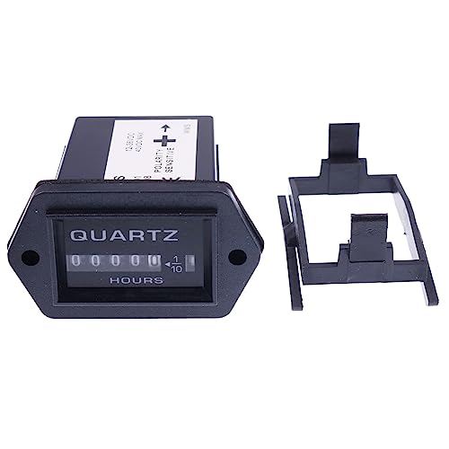 ZTUOAUMA Hour Meter 12V-36V DC for Vehicles & Machinery