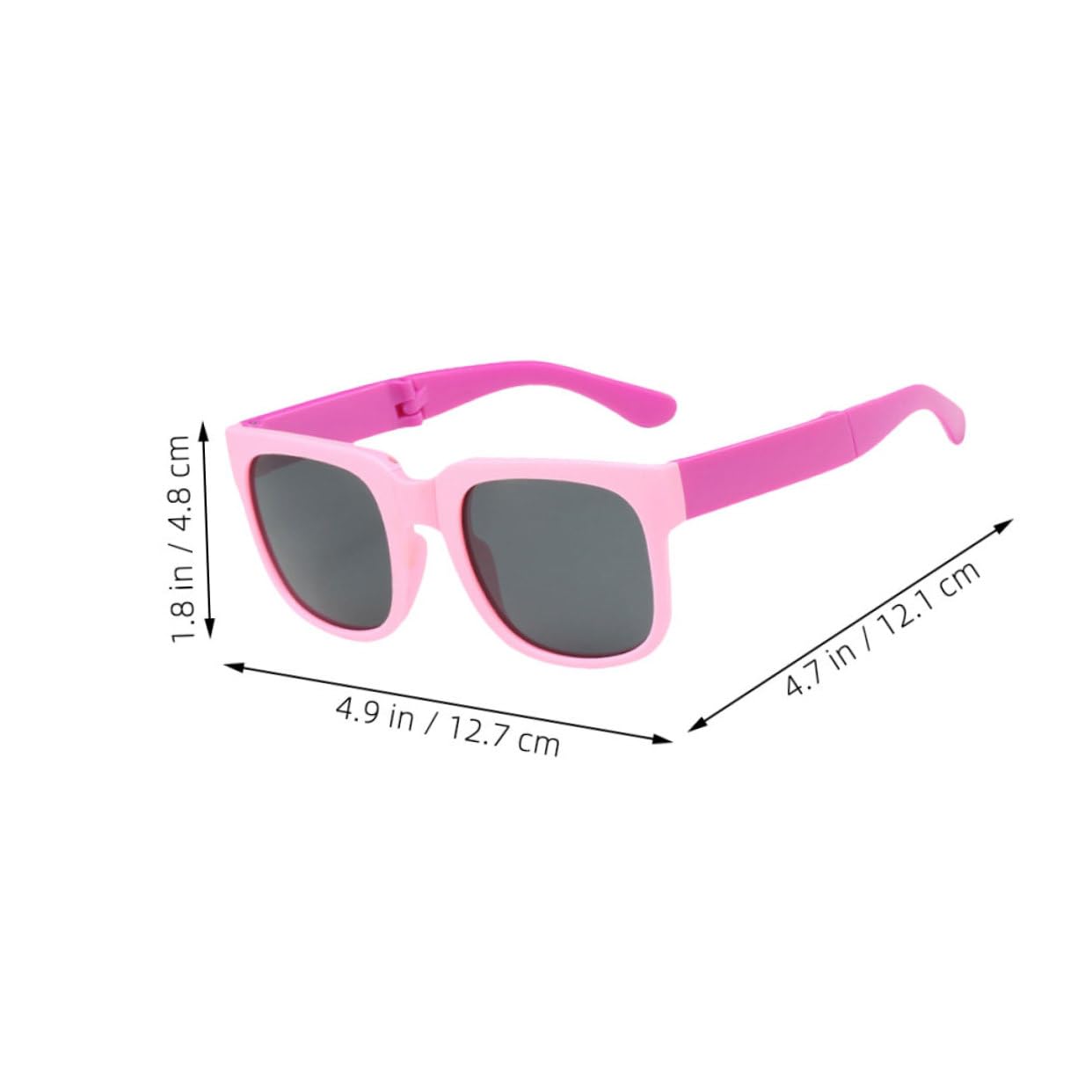 Didiseaon 2 Pairs Foldable Sunglasses Adorable Summer Shades for Boys Durable Material Cute Fashionable Design for Outdoor Activities Parties