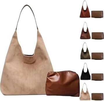 Amazon.com: Brown Suede Tote Bag for Women 2026 New Suede