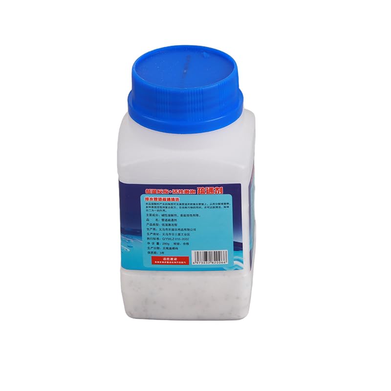 Limpiador de Drenaje de Fregadero, Agente de Dragado de Tuberías de Limpieza Eficaz, Agente de Dragado de Tuberías Profesional de 9.9 Oz para Tuberías, Baños, Inodoros, Bañeras