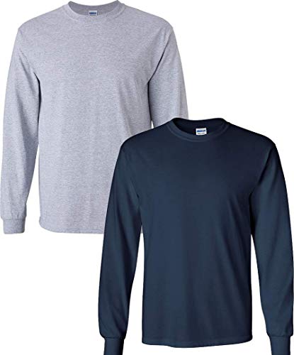 Image of Gildan Men's Ultra Cotton Long Sleeve T-shirt, Style G2400