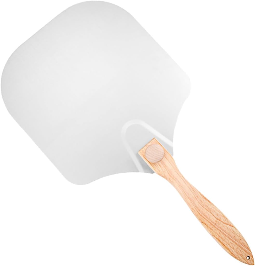 Toyvian Folding Aluminum Pizza Peel with Detachable Handle Baking Pizza Paddle for Oven Transfer Suitable for Home and Restaurant Use Random Color