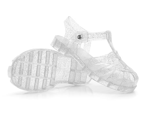 Toddler Girls Jelly Shoes Soft Unisex-Child Boys Jellies Sandals Rubber Sole Closed Toe Beach Summer Mary Jane Kids Princess Dress Flat4