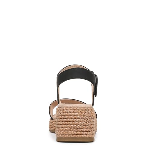 Naturalizer Women's Goldie Espadrille Wedge Sandal Black 6.5 W by Naturalizer - Used condition - Image 4