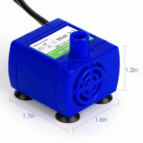 Bomba de fuente de agua para mascotas Mrisata miniatura 3