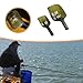 predolo 2Pcs Scoop Lure Throwing Spoon Fishing Tackle for Beginners and Experienced Boilies Scoop with Drain Holes