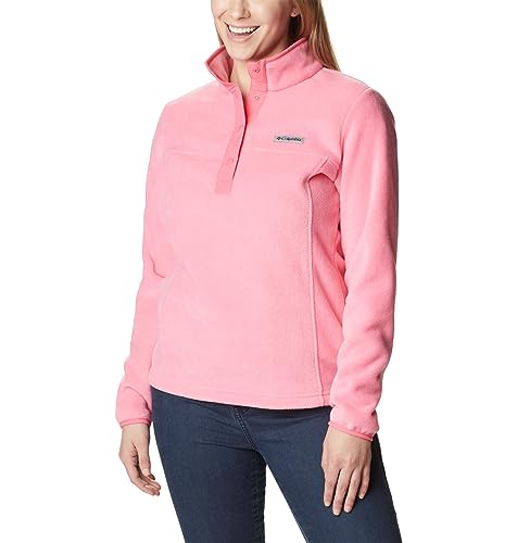 Image of Columbia Womens Benton Springs Half Snap II Pull Over Fleece Jacket, Dark Stone /Canoe /Vintage Blue, 3X