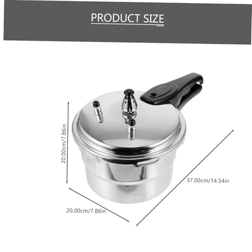 Olla a presión de aluminio 0.01 L Healifty miniatura 2