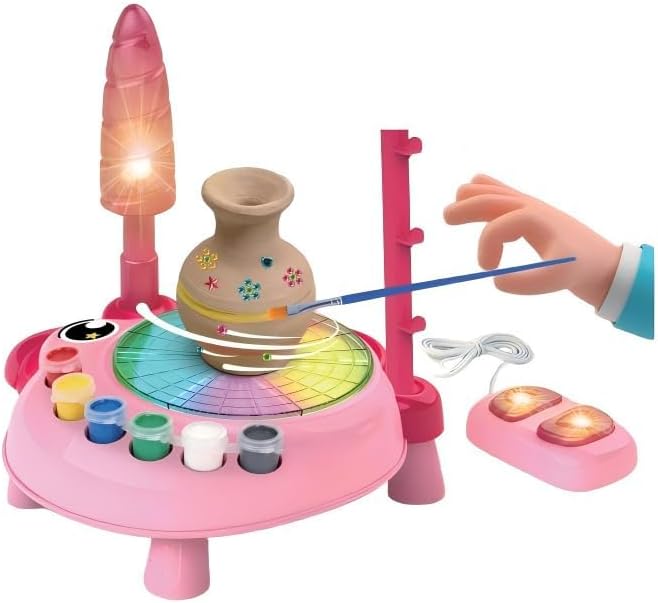 OTTERKIDS Pottery Wheel for Kids, Arts and Crafts for Kids Ages3+, Unicorn