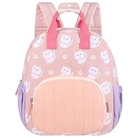 GAGAKU Mochila Guarderia Niña para 30cm Mochila Pequeña Escolar Niño de 2-6 Años Mini Mochila Bolso de viaje Ajustable con Bolsillos Laterales Mochila Primaria Niñas Regalo de Cumpleaños - Rosa Gato
