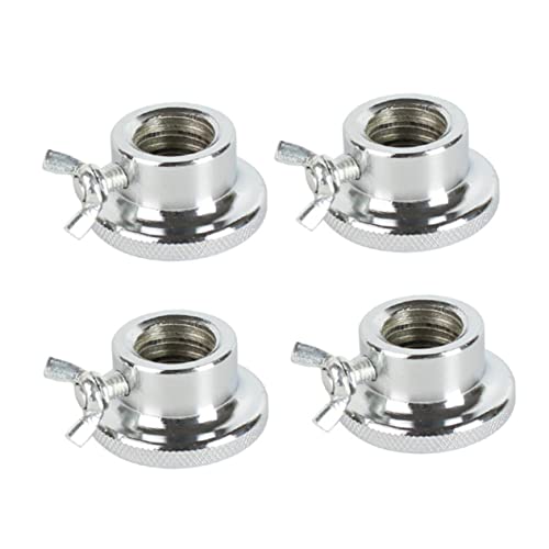 STOBAZA Barbell Lock Collars 4pcs Dumbbell Nut Anti-Slip Nut for Barbell Clamp