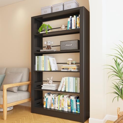 Oseillc BOOKCASE 69 Inch Tall Heavy-Duty Bookshelf, 5-Tier Metal Bookshelf With Adjustable Shelves, Open Shelf Bookcase thumb #5