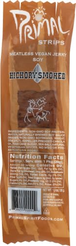 Primal Spirit “SOY” Vegan Jerky – “The Classics” – Hickory Smoked...