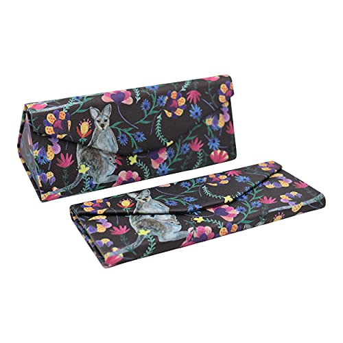 Image of Real Sic Glasses Case for Men and Women - Magnetic Folding Hard Shell Sunglass Holder - Inspired by Adorable Animals