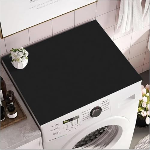 Waschmaschinenmatte, rutschfeste Waschmaschinenabdeckung, staubdichte 60 x 60 cm Waschmaschinenabdeâ€¦ – Miniatur