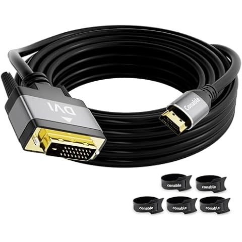 Conable 20FT DVI to HDMI Cable Cover
