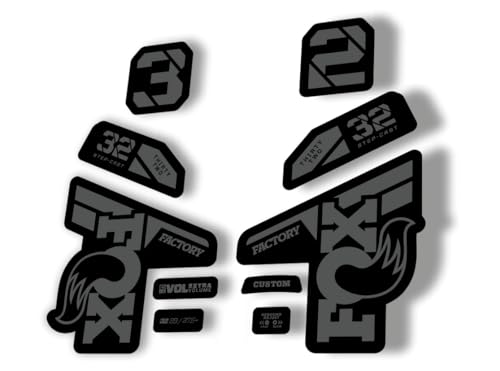 Fork Replacement Decal Sticker Compatibale for Fox 32 2021 Series Gray (Matte)