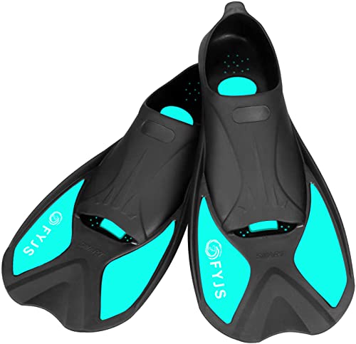 FYJS Short Swim Fins for Snorkeling & Diving