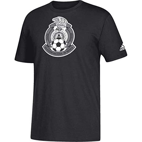 T-shirt Adidas Mexique noir taille S haut de sport homme coton respirant